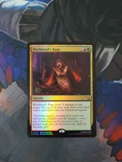 Worldsoul's Rage - Foil Promo | 7% Off 2+ | Karlov Manor | NM | MTG - Image 1
