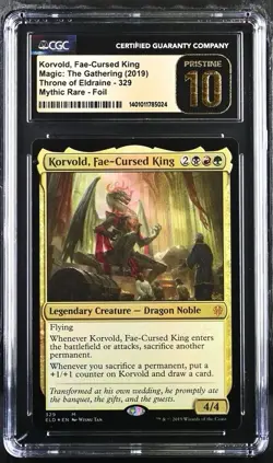 Korvold, Fae-Cursed King Mtg (2019) Throne of Eldraine - 329 Mythic Rare - Foil - Image 1