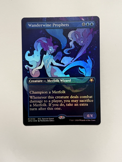 Wanderwine Prophets (Borderless) Special Guests Foil - Blue Creature - NM - Image 1