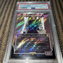 2025 MTG FF SURGE FOIL BAHAMUT, WARDEN OF LIGHT/DION, BAHAMUT'S DOMINANT PSA 10 - Image 1