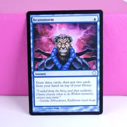 Brainstorm Coldsnap Theme Deck Reprints Regular MTG LP - Image 1
