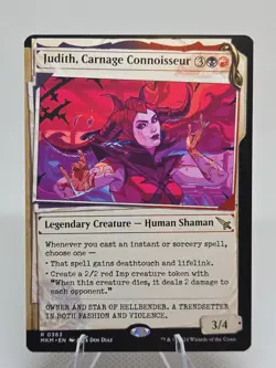 Judith, Carnage Connoisseur (Showcase) X1 MKM MTG Murders at Karlov Manor - Image 1
