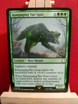 Rampaging Yao Guai - Fallout - Mythic - NM (See Pics) MTG - Image 1