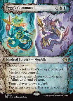 Magic: The Gathering Sygg's Command Showcase Merfolk ECL #0342 - Image 1