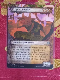Showcase Eclipsed Boggart Lorwyn Eclipsed Magic The Gathering MTG Goblin Scout - Image 1