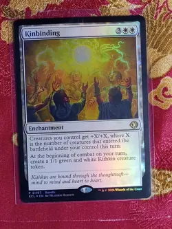 FOIL Alternative Art Kinbinding Lorwyn Eclipsed Magic The Gathering MTG White - Image 1