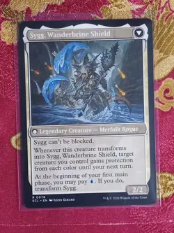 Sygg, Wanderwine Wisdom / Sygg, Wanderbrine Shield Lorwyn Eclipsed Magic MTG - Image 2