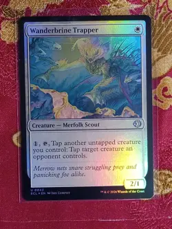 FOIL Wanderbrine Trapper Lorwyn Eclipsed Magic The Gathering MTG White MErfolk - Image 1