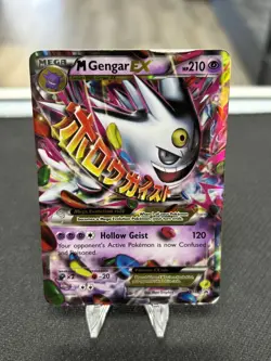 Pokemon M Gengar EX XY166 Promo Full Art Mega Evolution English Damaged HP - Image 1