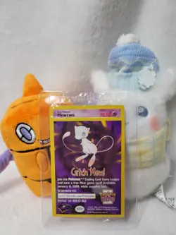 NM SEALED 1999 Pokemon WB First Movie Black Star Promo Mewtwo WOTC #3 - Image 1