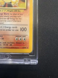 Pokemon Charizard 4/102 Base Set 1999 Holo Rare Stage 2 120 HP - Image 3