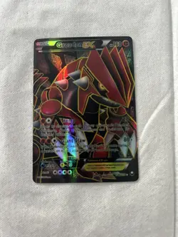 Pokemon Groudon EX 106/108 Full Art Ultra Rare Holo Dark Explorers English TCG - Image 2