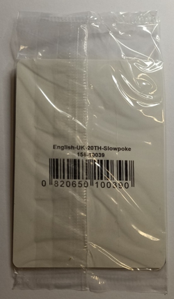 Pokemon Slowpoke Game Promo 20th Anniversary Sealed 32/83 - Image 2