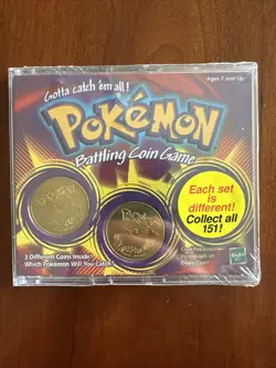 Hasbro Vintage 1999 Pokemon Coin Game Packs - Image 3