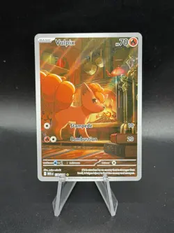 2025 Pokemon Mega Evolution Vulpix Illustration Rare #138/132 Nm EQ3 - Image 1