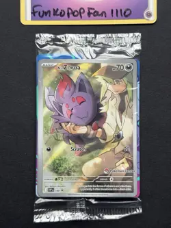 Pokemon TCG - N's Zorua #189 Scarlet & Violet Promo Pokemon Center (Sealed) - Image 1