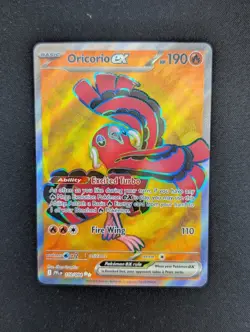 Pokemon TCG Oricorio ex 110/094 Ultra Rare Phantasmal Flames - Image 1