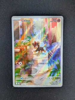 Pokemon TCG Litleo 139/132 Secret Rare Mega Evolutions - Image 1