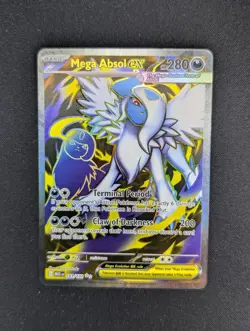Pokemon TCG Mega Absol ex 161/132 Ultra Rare Mega Evolutions - Image 1
