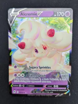 Pokemon TCG Alcremie V 022/073 Champions Path - Image 1