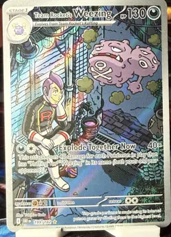 Pokemon Team Rocket's Weezing Holo DRI 199/182 English - Image 2