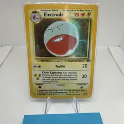 Pokemon TCG Electrode Jungle 2/64 Holo Unlimited Holo Rare LP/MP - Image 2