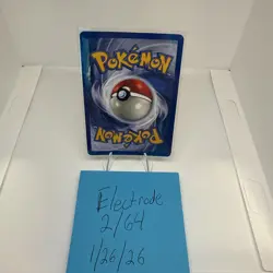 Pokemon TCG Electrode Jungle 2/64 Holo Unlimited Holo Rare LP/MP - Image 3