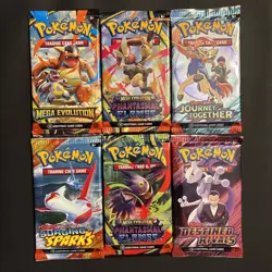 Pokemon TCG Booster Pack Bundle (6 Packs) Factory Sealed - Image 1