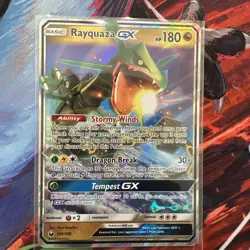 Rayquaza GX 109/168 - Celestial Storm Ultra Rare Holo Pokemon TCG - NM - Image 1