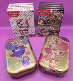 SEALED HTF Pokemon 151 Booster Bundle,Mega Evolutions Booster Bundle,2x 151 Tins - Image 1