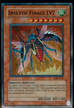 INSETTO FINALE LV7 • (Ultimate Insect Lv7) • Super R • TLM IT010 • Unl • Yugioh! - Image 1