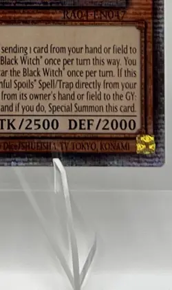 Yu-Gi-Oh! Diabellstar the Black Witch RA04-EN047 QCSR 1st Ed NM Quarter Century - Image 4
