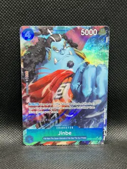 Jinbe OP07-045 PARALLEL SR FOIL 500 Years In The Future One Piece CCG Bandai - Image 1