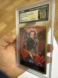 2025 ONE PIECE HEROINES ED JPN GOLD DON!! ROBIN CGC 10 PERFECT - Image 4