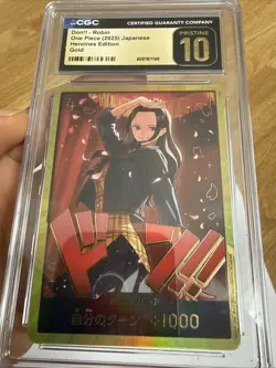 2025 ONE PIECE HEROINES ED JPN GOLD DON!! ROBIN CGC 10 PERFECT - Image 5