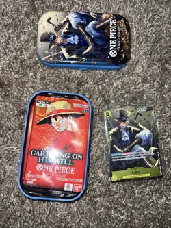 One Piece Tin Pack Set Vol. 2 Sabo - In Hand Bandai TCG Volume Two - Image 1
