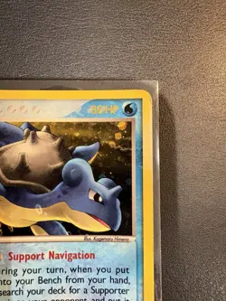 Pokemon Card Lapras 8/92 ex Legend Maker Reverse Holo Foil Rare MP 2006 - Image 2