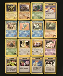 Pokemon TCG Gym Heroes 16 x Card Bundle WOTC Vintage - Mixed Condition - Image 1