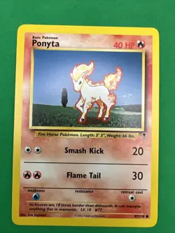 Ponyta - 87/110- Legendary Collection - Common - Pokemon Card - NM - Image 1