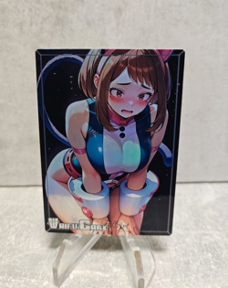 Ochaco Trading Card Waifu Goddess Story Anime Girl holo Karte Manga Full Art - Image 1
