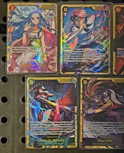 ONE PIECE CARD GAME MIXED LOT OF 5 SECRET RARES SEC ALL NM - Image 2