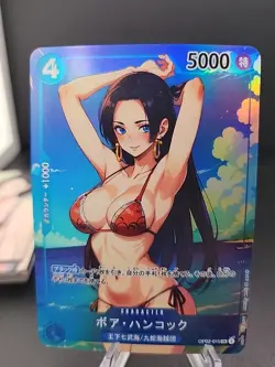 Boa Hancock Anime Waifu Card One Piece Doujin Holo - Image 1