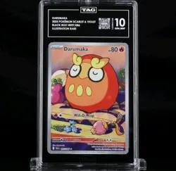 TAG 10 Darumaka 097/086 Pokemon Black Bolt Graded Card Population 3 - Image 1