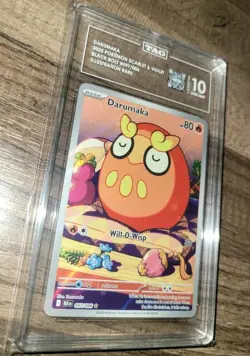 TAG 10 Darumaka 097/086 Pokemon Black Bolt Graded Card Population 3 - Image 2