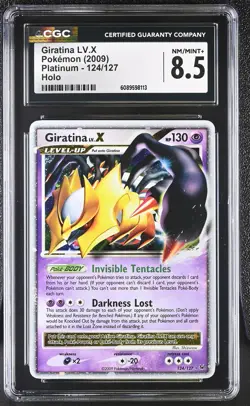 CGC 8.5 Giratina LV.X 2009 Platinum 124/127 Holo Pokemon Card - Image 1