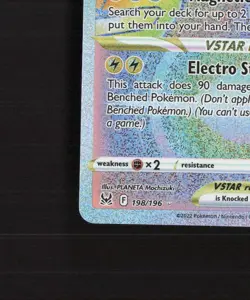 Magnezone VSTAR 198/196 Lost Origin Full Art Secret Rare Holo Pokemon Card NM - Image 5