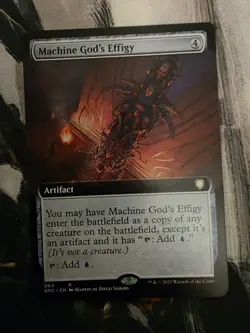 Machine God's Effigy (Extended Art) Commander: the Brothers' War Regular - Image 1