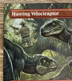 Hunting Velociraptor - Borderless (REX) Jurassic World Collection - LP - Image 2