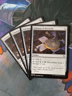 Talisman of Hierarchy x 4 | 7% Off 2+ | Aetherdrift | NM | MTG - Image 1