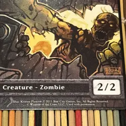 Zombie token Kristen Plescow Star City Games MtG Free Shipping - Image 3